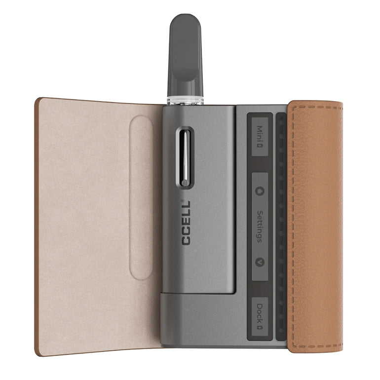 CCELL Fino Battery Cocoa Moon Gray with cart