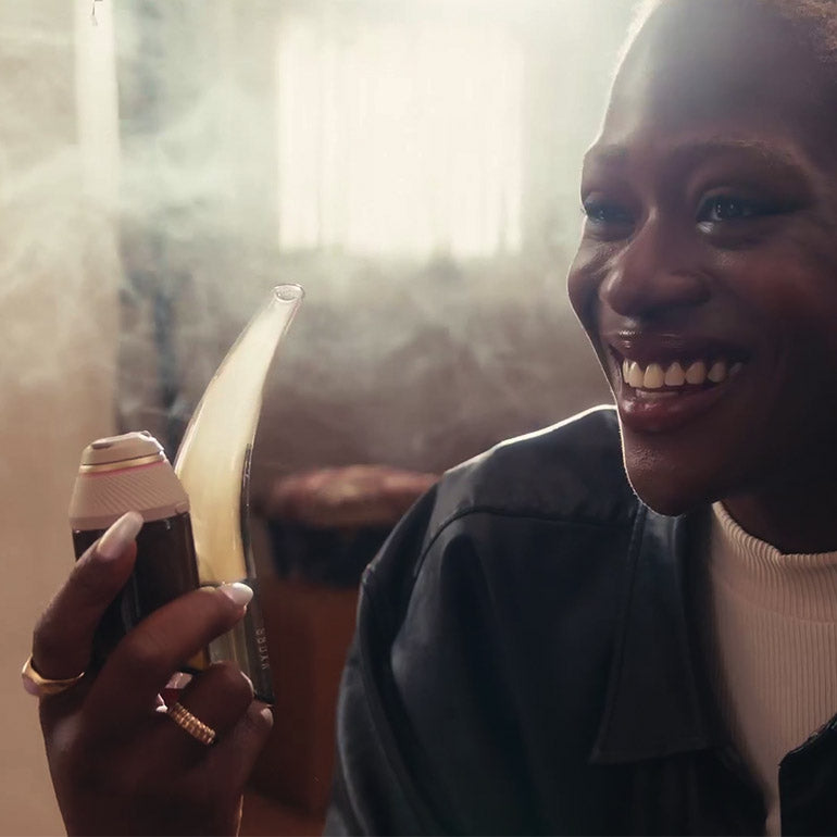 Puffco Proxy Bub Desert Size in Hand