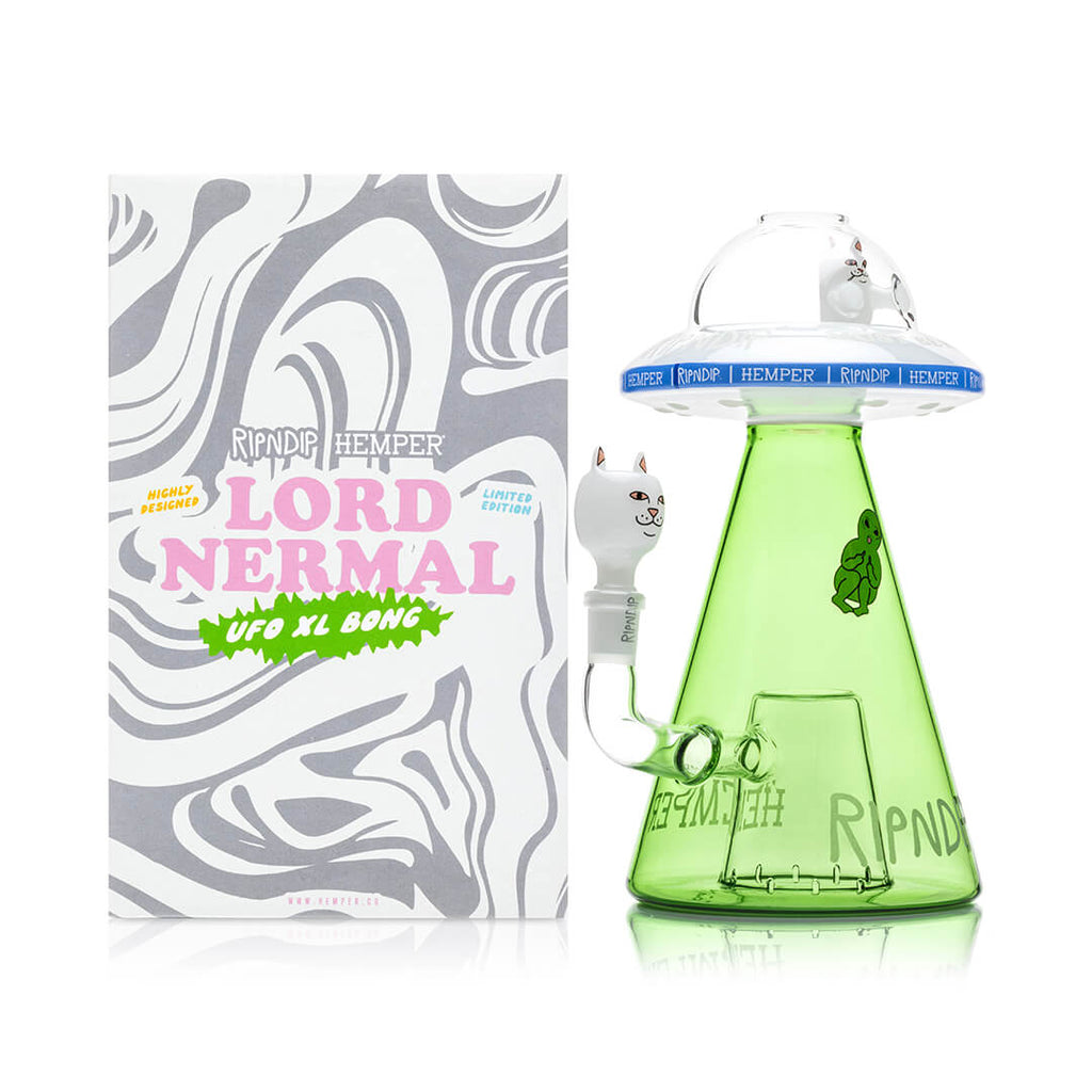 RIPNDIP x HEMPER Lord Nermal UFO XL Bong with Box Ireland