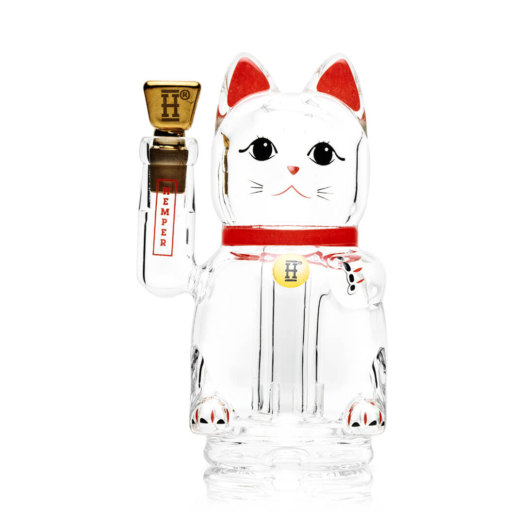 Hemper Lucky Money Cat Puffco Peak Top front