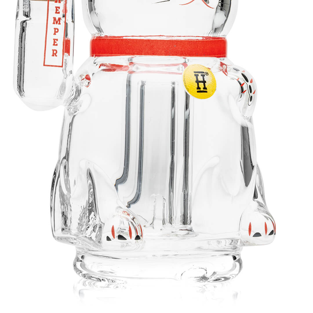 Hemper Lucky Money Cat Puffco Peak Top close up