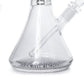 Bong en verre noir et blanc par Keith Haring, fond