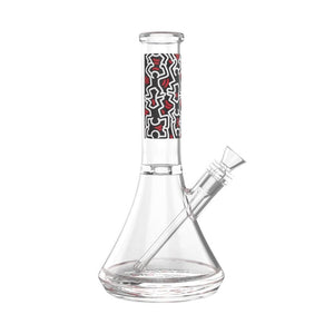 Bong en verre multicolore par Keith Haring