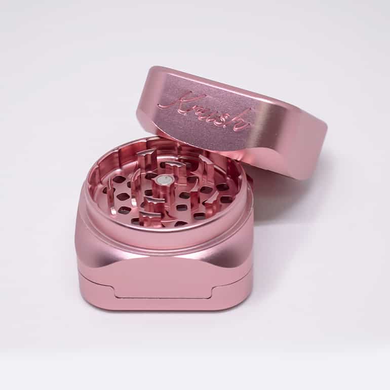 Krush Kube 3 Dry Herb Grinder Pink