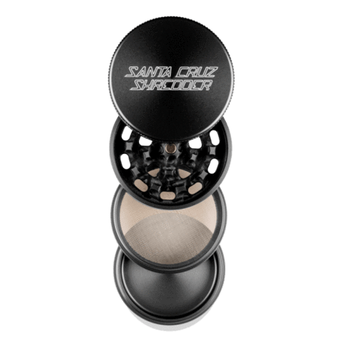 Santa Cruz Shredder - 4 Piece Grinder Black Canada