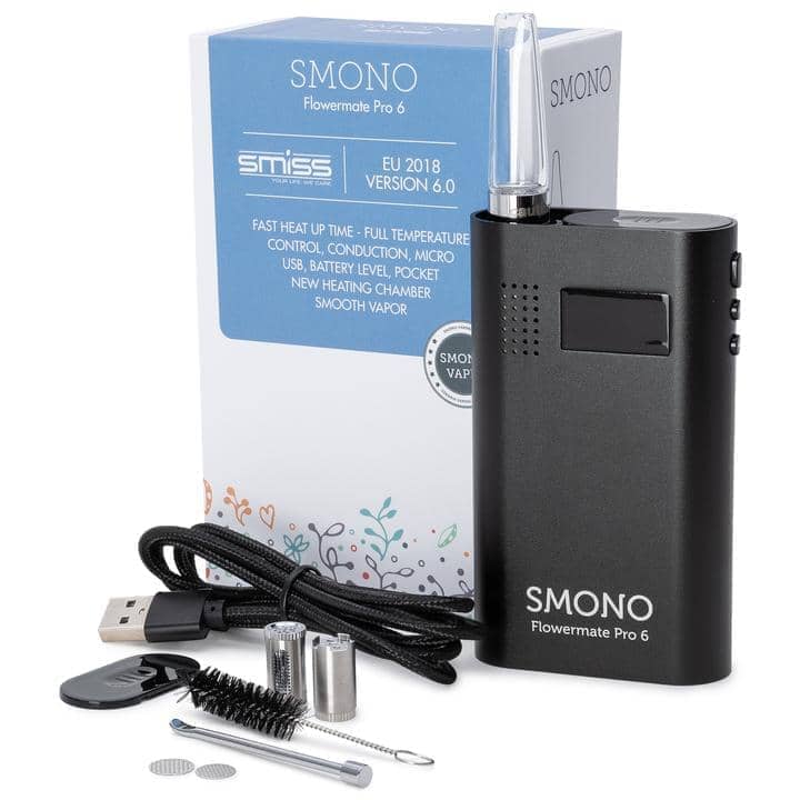 Smono Pro 6 Vaporizer - What's in the Box